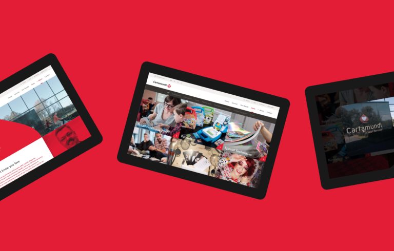 Cartamundi responsive tablets. Responsive website, bedrijfswebsite, mobiele website, website laten maken, grafisch bureau Antwerpen, responsive webdesign, responsive web development