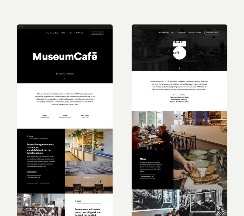 website voor restaurant, website voor café, copywriting, web writer, baseline, logo ontwerp, one page website, tablebooker