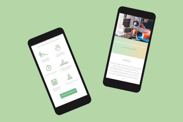 One Life mobiele website. one-page website, icoon, iconografie, icon design, icon setgoogle maps-integratie , geïntegreerde google maps, online agenda, contactformulier , eenvoudige website, website laten maken Antwerpen, responsive webdesign Antwerpen, grafisch bureau Antwerpen