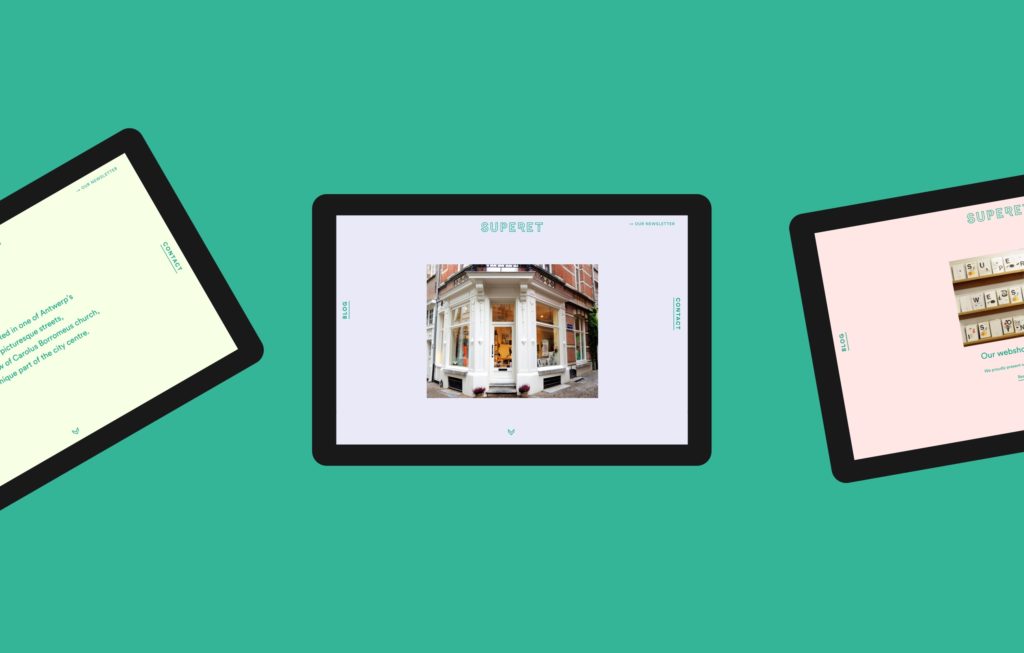 blog, lightweight website, conceptwebsite, website voor winkel, sociale media sharebuttons, social media , responsive website, mobiele website, responsive webdesign, grafisch bureau Antwerpen