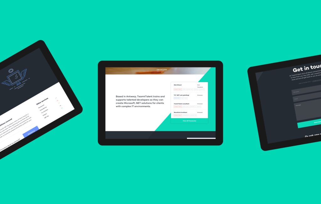 website voor rekrutering, rekruteringswebsite, online branding, responsive website, online vacatures, mobiele website, werkt op iPhone ,